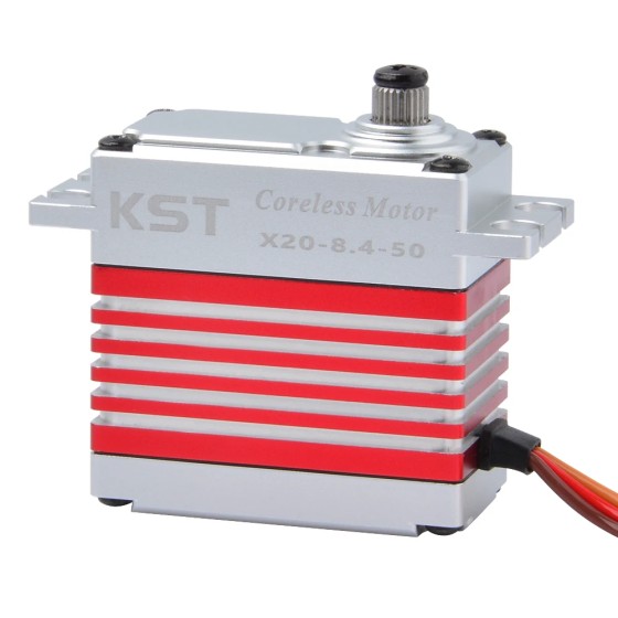2023 News KST X20-8.4-50 8V 45kg 0.15 Sec Servo 180 Degree Coreless Servo Motor for Robot UAV Hobby Education